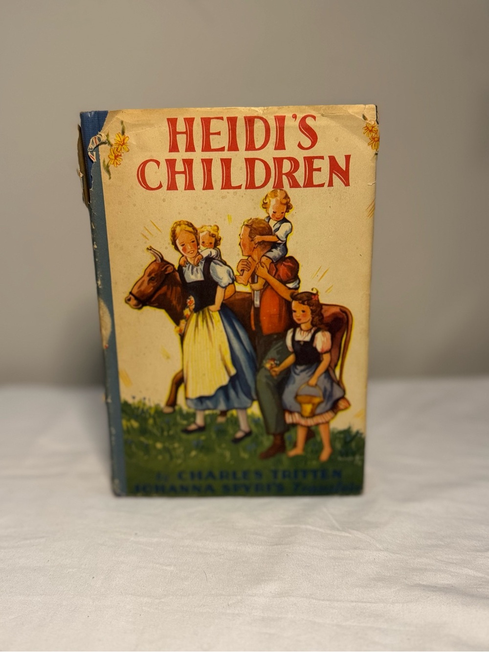 Vintage 1939 hardcover edition of Heidi's Children by Charles Tritten (Sequel)